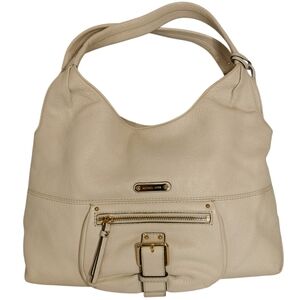 Michael Kors Austin Pebble Leather Hobo Bag Creamy Ivory